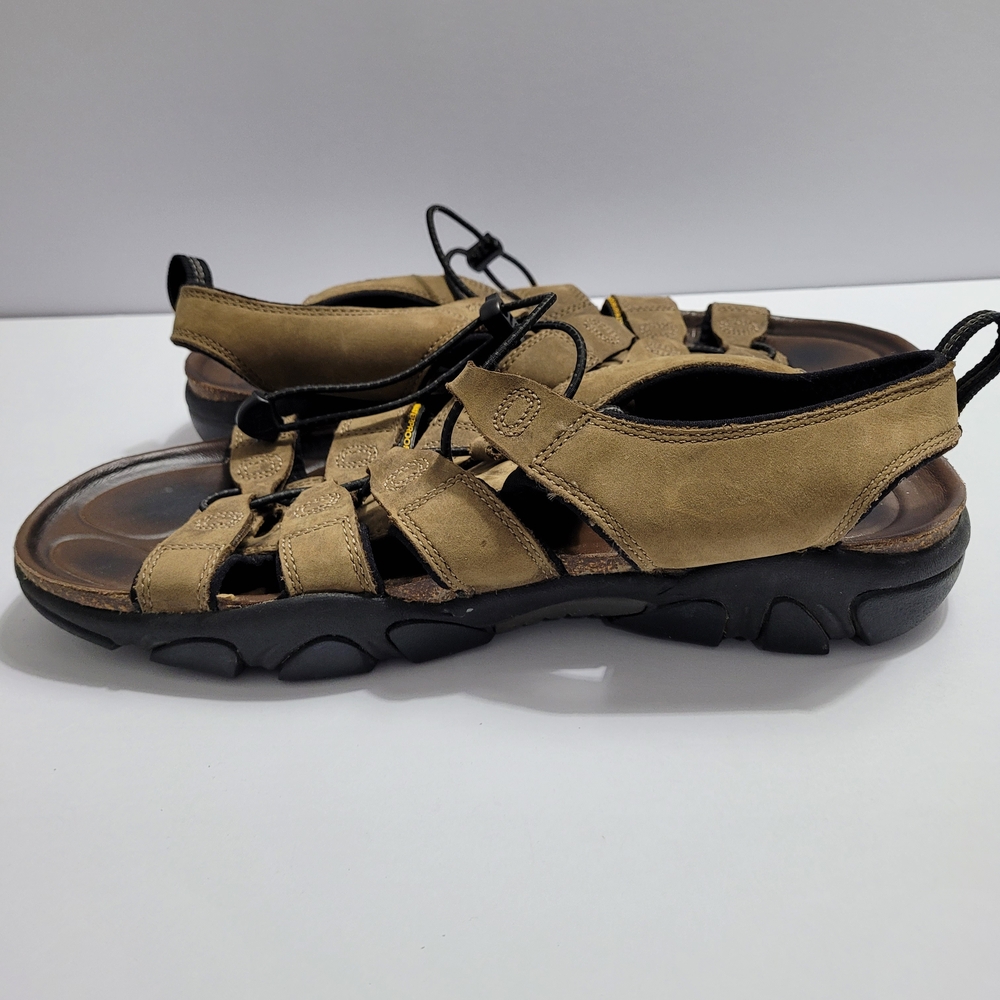 Keen Daytona Brown Fisherman Leather Hiking Sandals - Picture 6 of 8